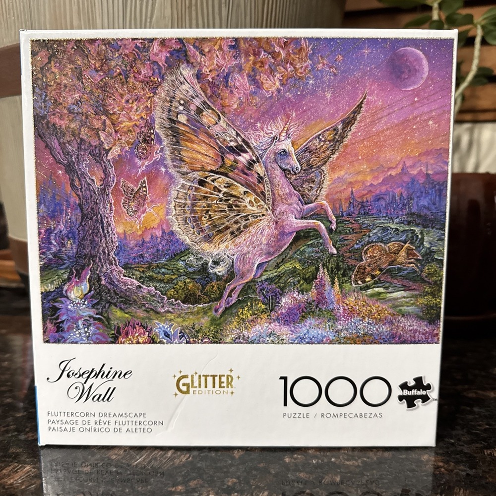 Josephine Wall 'Titania' Glitter Edition 1000 Piece Jigsaw Puzzle Buffalo Games